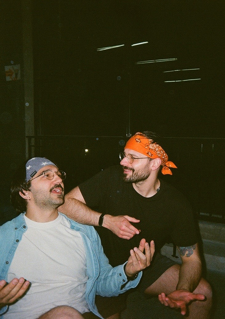 Joe and Antwon at Movement Callowhill posing for a film pic.